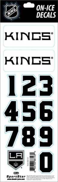 Sport Star Samolepky na helmu Los Angeles Kings NHL Decals