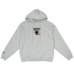 Mitchell & Ness Pánská mikina Chicago Bulls NBA 6 Time Champs Hoodie Silver Marle Velikost: S