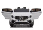 Mamido Dětské elektrické autíčko Mercedes GLC 63S 4x4 dvoumístné bílé