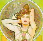 Nástěnný kalendář vázankový/kravata 2026 Helma - Alfons Mucha