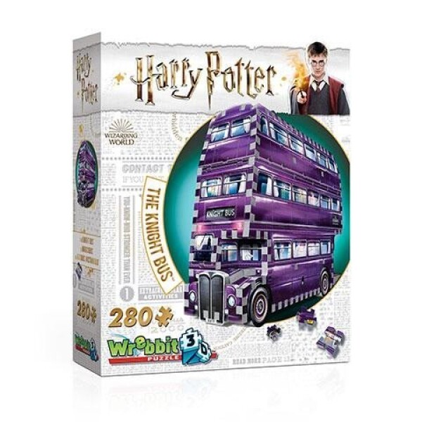 Puzzle 3D Harry Potter: Záchranný autobus