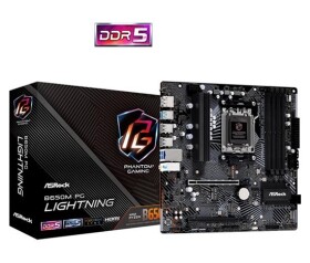 ASRock MB Sc AM5 B650M PG LIGHTNING, AMD B650, 4xDDR5, 1xDP, 1xHDMI, mATX EDF_380892
