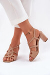 Sandály na podpatku model 212835 Step in style 38