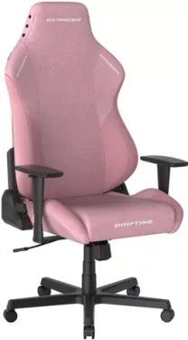 DXRacer DRIFTING Herní židle růžová látková / 122-132 cm / látka / 125 kg / 3D-Područky (1053464)