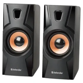 Defender Aurora S8 černé / Reproduktorová soustava / 2.0 / 8W RMS / 3,5mm jack / USB napájení (65408)