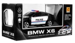 Mamido Policejní autíčko na dálkové ovládání R/C BMW X6 1:24