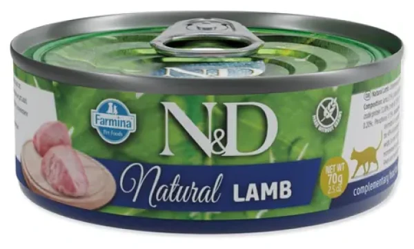 ND Cat Natural Lamb 70 g / Konzerva pro kočky / jehněčí (L3-70151)