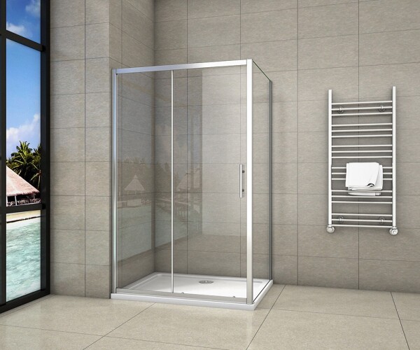 H K - Obdélníkový sprchový kout SYMPHONY 120x80 cm s posuvnými dveřmi včetně sprchové vaničky z litého mramoru SE-SYMPHONY12080/ROCKY-12080