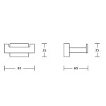 AQUALINE - APOLLO dvojháček, chrom 1416-23