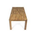 Jídelní stůl 200x100x75, masiv dub bílý, povrchová úprava olejem, nohy 10x10 cm
