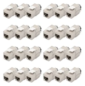 Digitus DN-93617-24 stříbrná / Keystone modul / Cat.6a / stíněný / 24 ks (DN-93617-24)