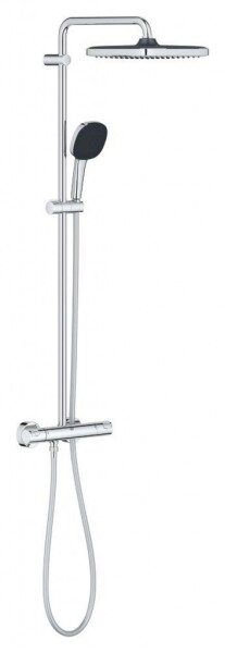 GROHE - Vitalio Comfort Sprchový set s termostatem, 25x25 cm, 2 proudy, chrom 26696001