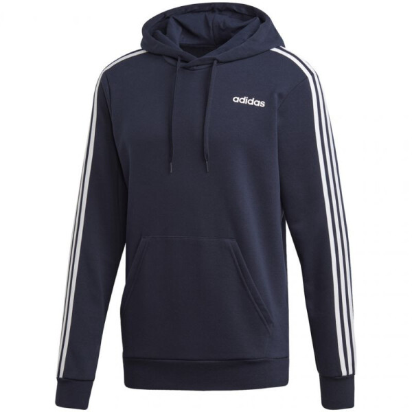 Adidas Essentials Stripes Pullover French Terry mikina černá DU0499