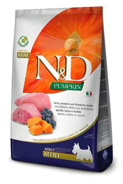 Farmina ND Pumpkin Dog Lamb Blueberry Adult Mini 2,5 kg / Granule pro psy / dospělá malá plemena / bez obilovin (PND025852S)