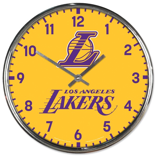 Hodiny Los Angeles Lakers NBA Chrome Team Design
