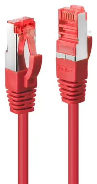 Lindy Cat6 S/FTP červená / Patch kabel / RJ-45 / 3 m / 250 MHz (47735)