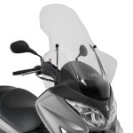 3106DT plexi čiré S. Burgman 125-200 (06-21) s ochranou rukou, vxš845x655 mm, vyšší o 215 mm