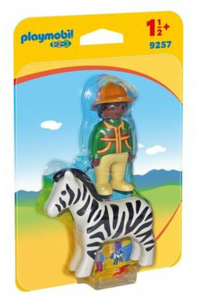 Playmobil 9257 Ošetřovatel a zebra