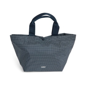 HAY Taška Grid Everyday Mini Dark Blue, modrá barva, plast