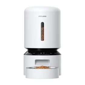 Petlibro Granary bílá / Chytrý dávkovač krmiva / 5 l / WiFi / ocelová miska / aplikace (PL-AF103-34W)