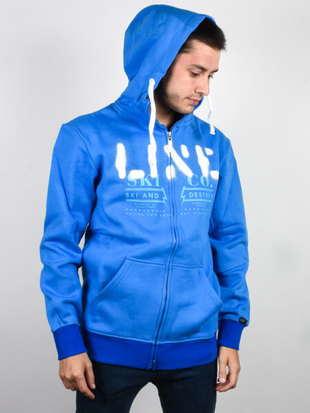 Line Original blue pánská mikina na zip - XXL