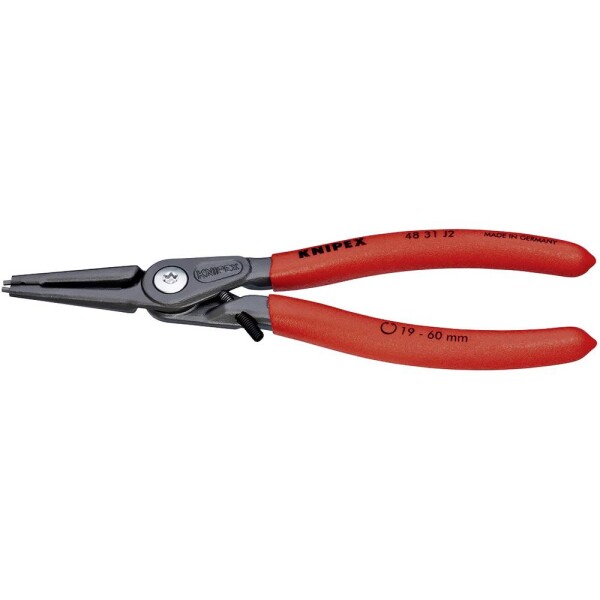 Knipex 48 31 J2 kleště na pojistné kroužky Vhodné pro (kleště na pojistné kroužky) vnitřní kroužky 19-60 mm Tvar hrotu rovný