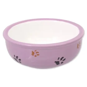 Magic Cat Miska keramická kočicí tlapka fialová 13x5cm 330ml (453-80923)