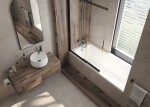 DEANTE - Arnika titanový nástěnný věšák, na ručníky ADA_D621