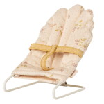 Maileg Dětská sedačka pro zvířátka Maileg Micro Off-White, žlutá barva, kov, textil