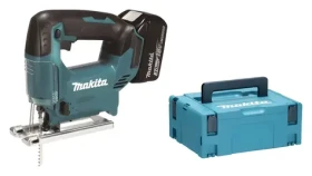 Makita Aku přímočará pila 18V 2x 3,0Ah / Aku přímočará pila / 0-2900 zdvihů/min / předkyv 4 stupně / Makpac (DJV186SFJ)