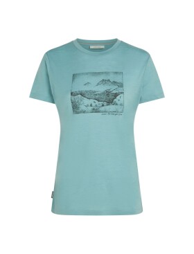ICEBREAKER Wmns 150 Tech Lite SS Tee Lake View, Hydro velikost: S