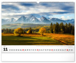 Nástěnný kalendář 2027 Notique Magické Tatry, 48 x 33 cm