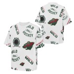 Outerstuff Dětské tričko Minnesota Wild NHL Unstoppable All Over Print Short Sleeve Elevated Velikost: Dětské XL (170 – 176)