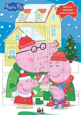 Prasátko Peppa - Adventní kalendář se samolepkami