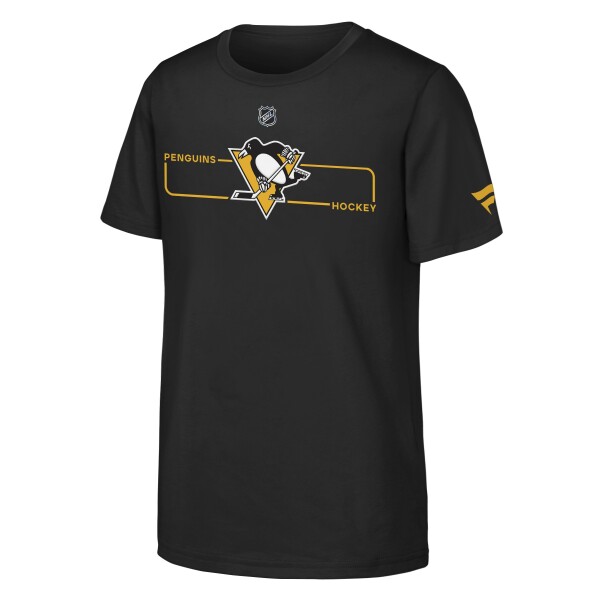 Outerstuff Dětské tričko Pittsburgh Penguins NHL Authentic Pro Rink Short Sleeve Cotton Velikost: Dětské S (122 – 134)