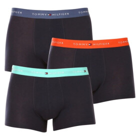 Pánské boxerky Tommy Hilfiger 3-Pack tmavě modrá bavlna L