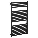 CERANO Koupelnový radiátor Vincenzo - boční připojení - 400W - černá matná - 970x600 mm