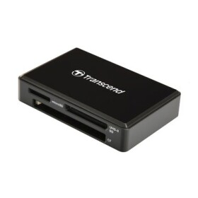 Transcend USB 3.1 čtečka paměťových karet černá / SDHC SDXC (UHS-III) / microSDHC SDXC (UHS-I) (TS-RDF9K2)