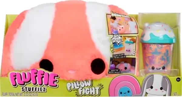 MGA Fluffie Stuffiez Plyšový polštář Králíček Bunny