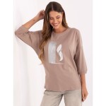 Triko dámské s potiskem one size