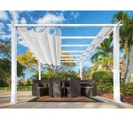Hliníková pergola – Florida (bílá)