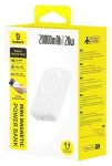 Baseus EnerFill FM41 Ultra Mini bílá / Powerbanka / 20000 mAh / 20W / 15W bezdrátové nabíjení (6932172699253)