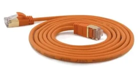 Wantec oranžová / Patch kabel / Cat7 S/FTP / 3 m / RJ-45 / 600 MHz (7148)