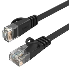 Orico PUG-C7B černá / Síťový kabel / Cat.7 / 20 m / RJ-45 / 10Gbps / Plochý
