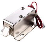 Elektromagnetický zámek pro dveře - Spodní, DC 12V 0,6A 7,5W