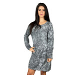 HOSH Mikinové šaty DREAM Velikost: UNI, Barva: Šedá