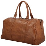 Stylová koženková cestovní taška Maribe, hnědá