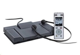 Olympus diktafon DM-720 Record Transcribe Kit stříbrná / 4 GB / SD až 32 GB (V414111SE040)