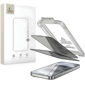 Tech-Protect Quick Set Spy+ / Ochranné sklo / Privacy / 2 ks / iPhone 15, 16 (THP4385)