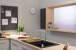 HANSGROHE - M71 Dřezová baterie M7120-H200 s výsuvnou sprškou, 2-otvorová instalace, sBOX, chrom 73818000
